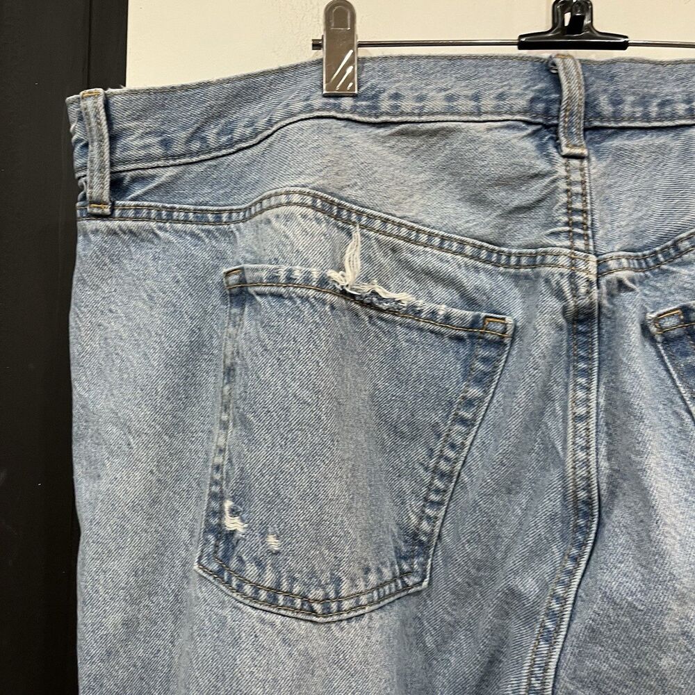 Old Navy Extra High Rise Buttonfly Distressed Ripped Cropped Jeans Size 22 Plus - Picture 8 of 10
